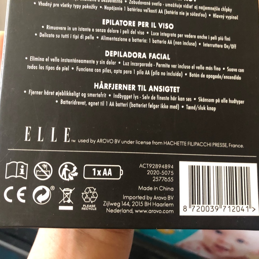 New in Box NWT Elle Painless Facial Hair Remover - Picture 7 of 13